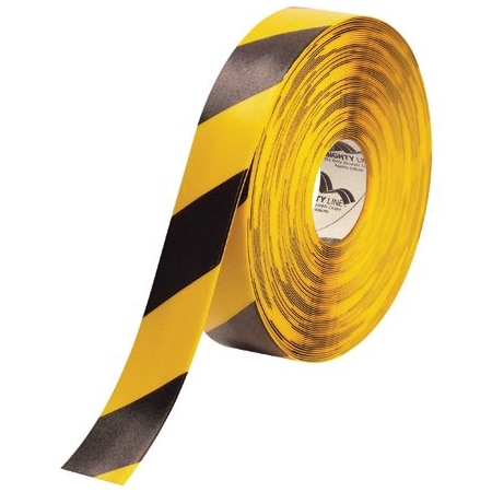 Bsc Preferred 2'' x 100' Yellow/Black Mighty Line Deluxe Safety Tape BUY00030230